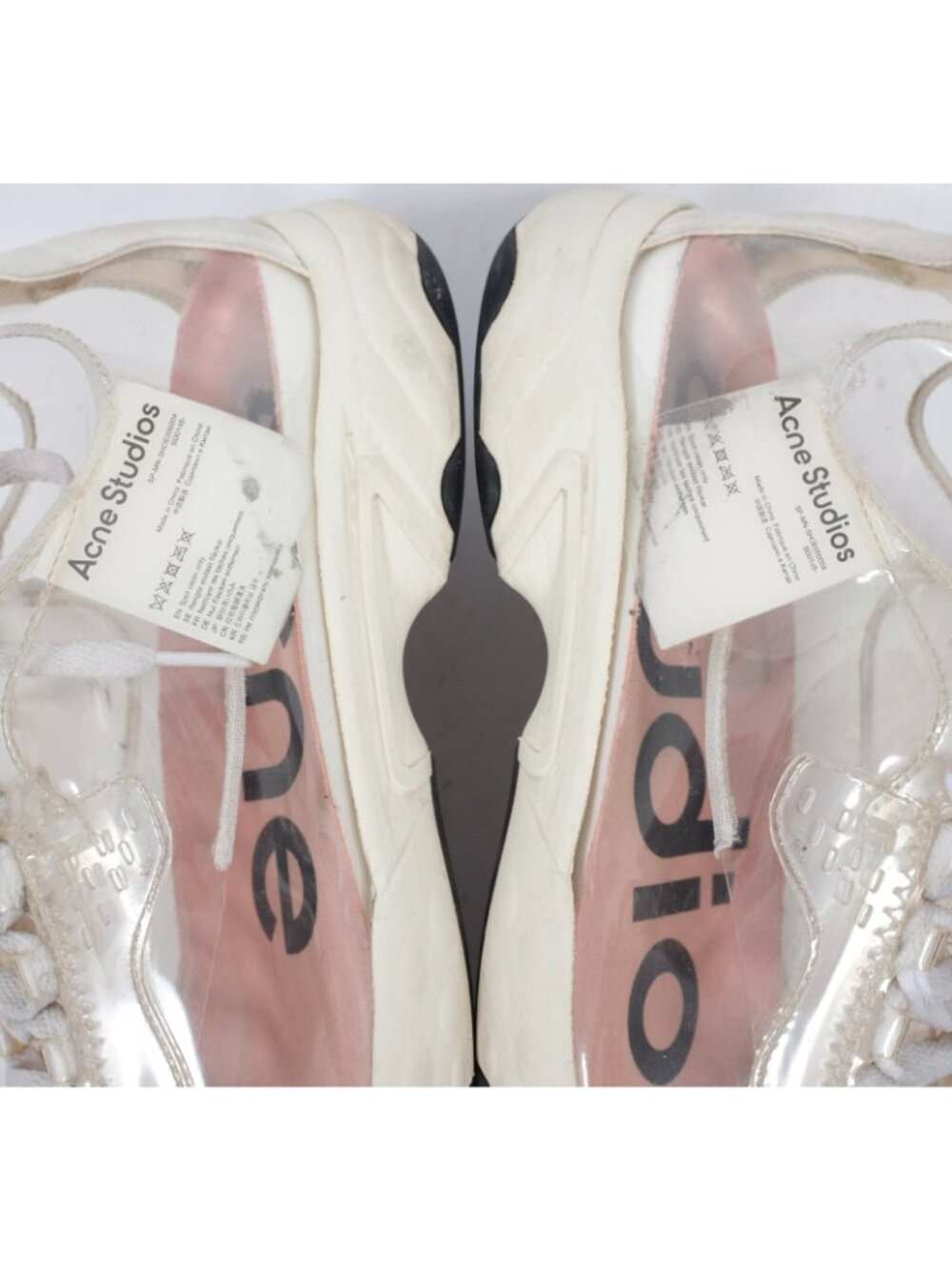 Acne Studios N3W Transparent running shoes sneakers 41-43 US 11 clear plastic - Picture 9 of 10